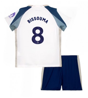 Lacne Dětský Futbalové dres Tottenham Hotspur Yves Bissouma #8 2025-26 Krátky Rukáv - Domáci (+ trenírky)